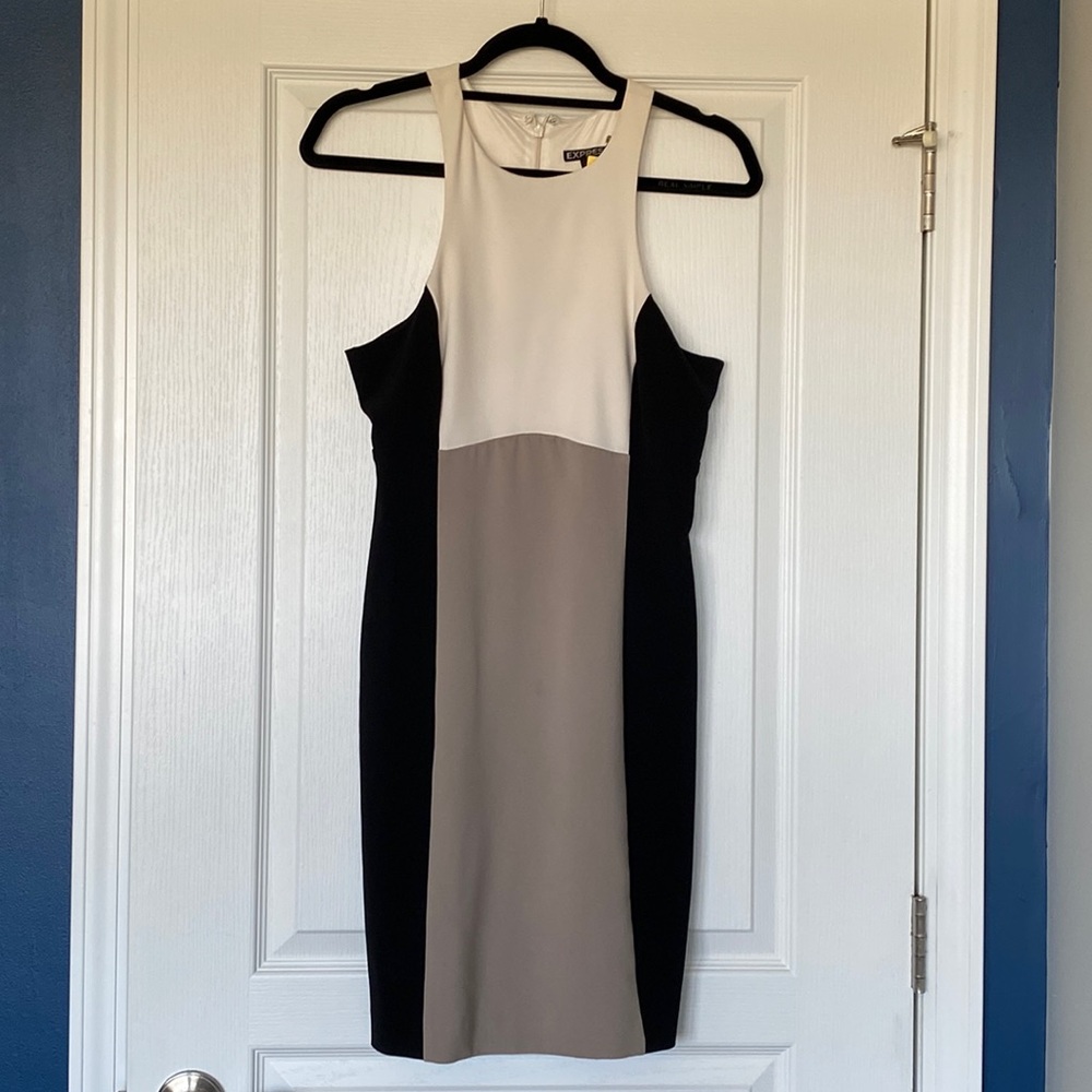 Express colorblock dress